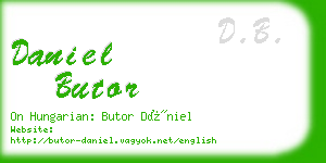 daniel butor business card